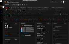 Screenshot of cases showing alerts, automations, artifacts, and assets.